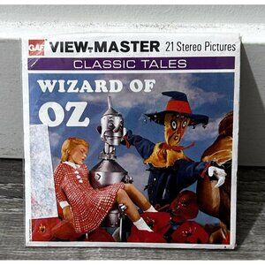 Wizard of OZ Classic Tales View-Master 21 Stereo Pictures Booklet
